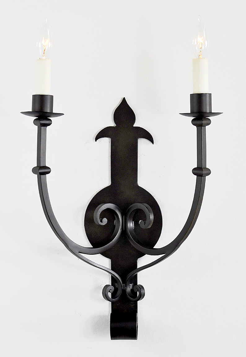 Unique Iron Candle Sconce/Interior & Exterior – Shoreline Ornamental Iron
