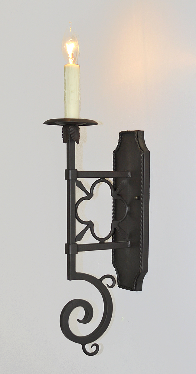 Unique Iron Candle Sconce/Interior & Exterior – Shoreline Ornamental Iron
