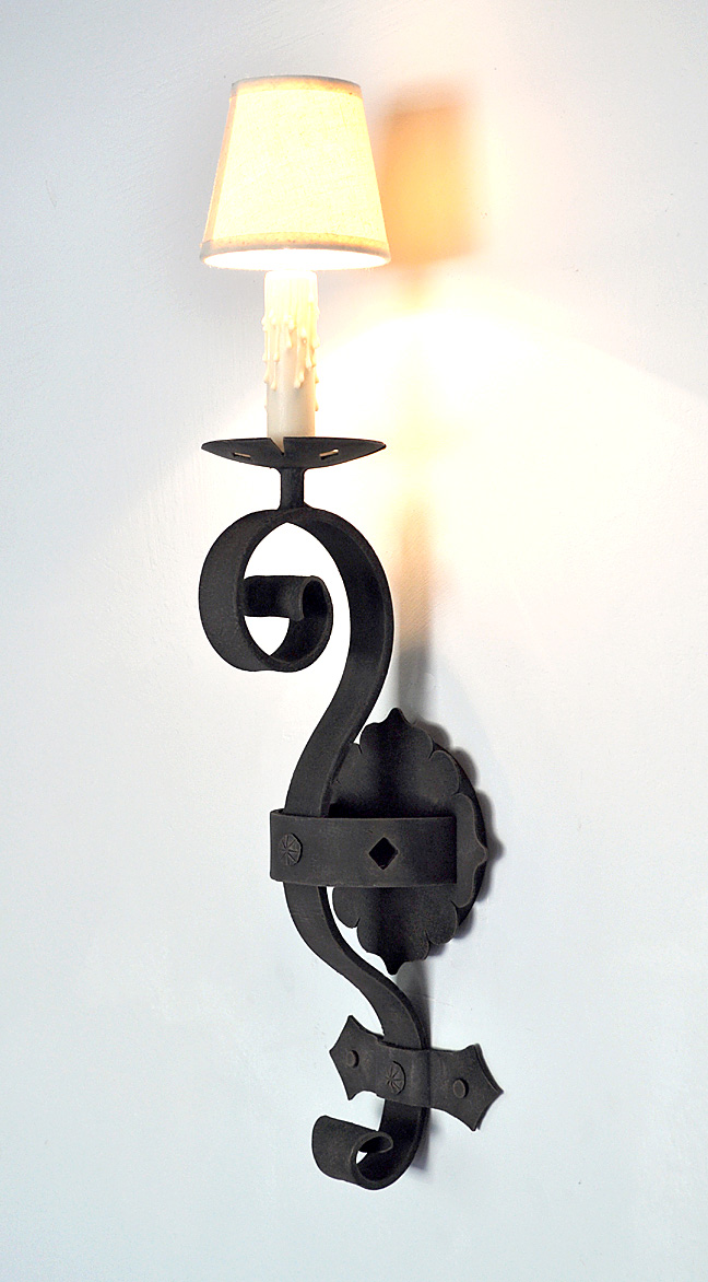 hand forged sconce