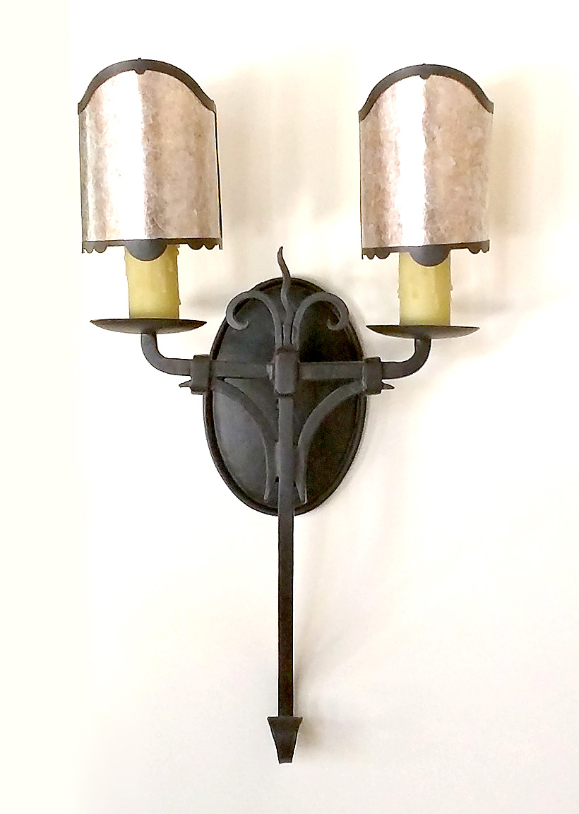 handmade wall sconce