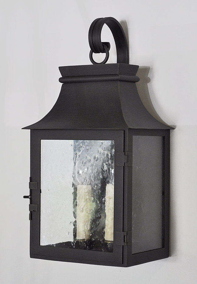 classic iron wall sconce