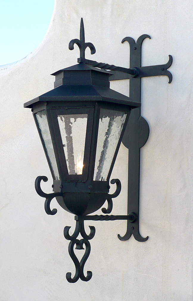 wrought iron lantern