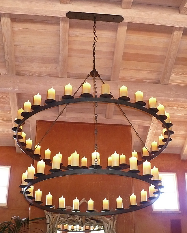 Iron Ring Chandelier