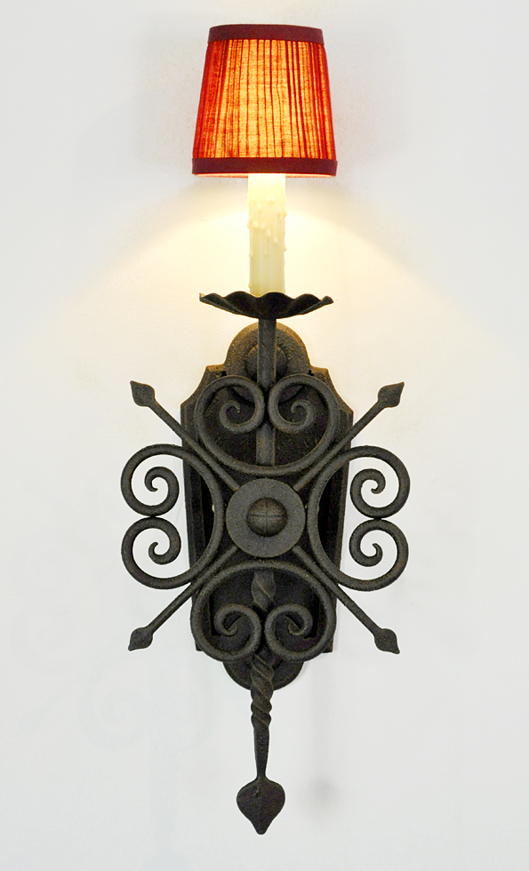 mexican iron sconce