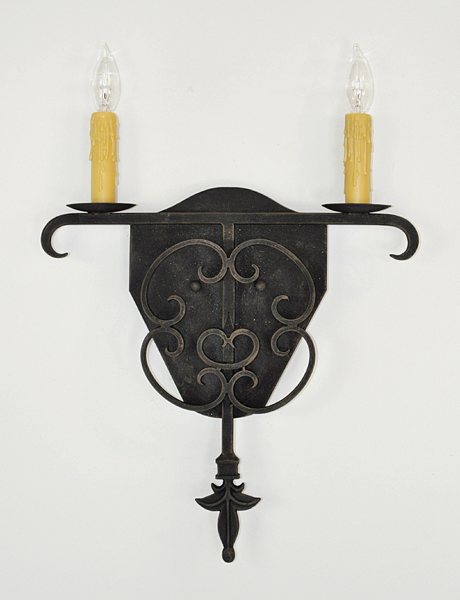 two light sconce