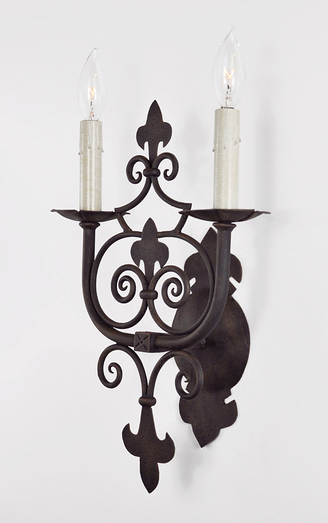 Wrought Iron Sconces