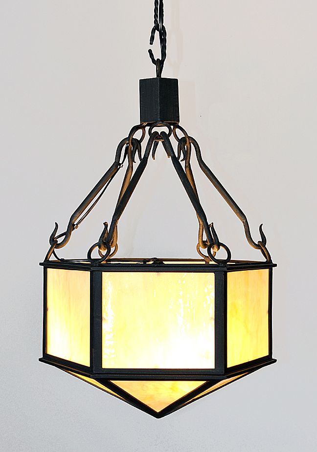 Transitional Iron Chandelier
