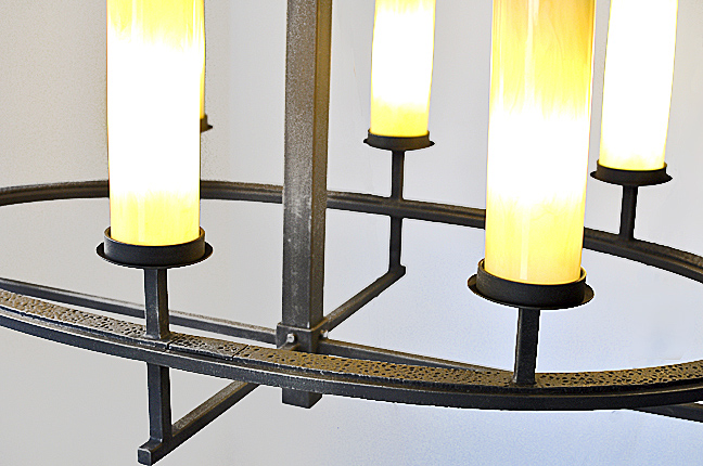 contemporary iron lighting