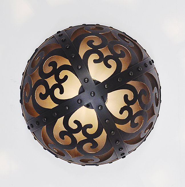 wrought iron ceiling mount