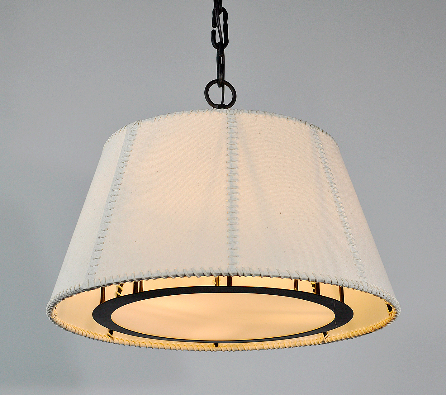 linen shade pendant