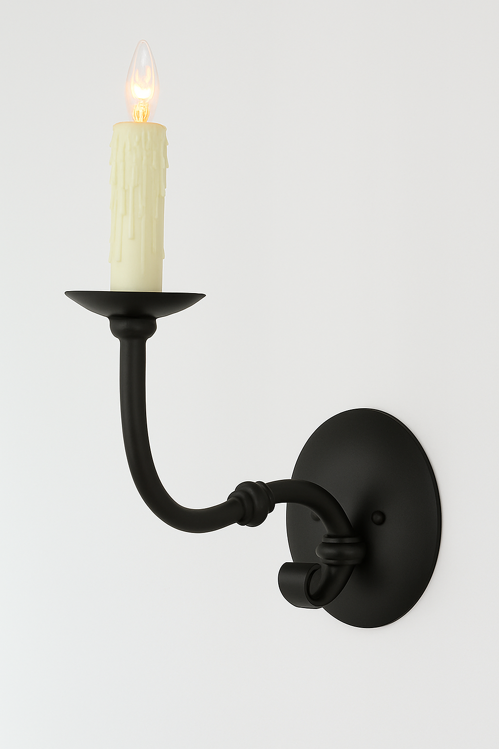 Single Iron Wall Sconces - Classic Style Lighting