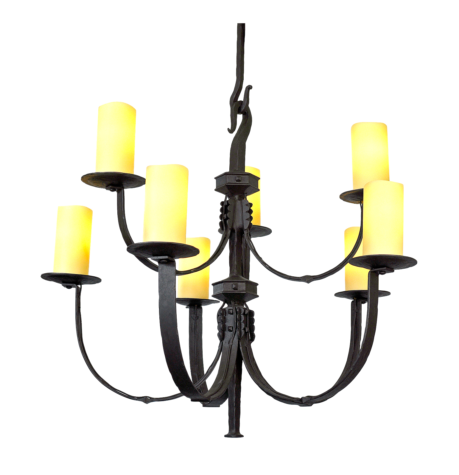 repousee pendant -- handmade lighting