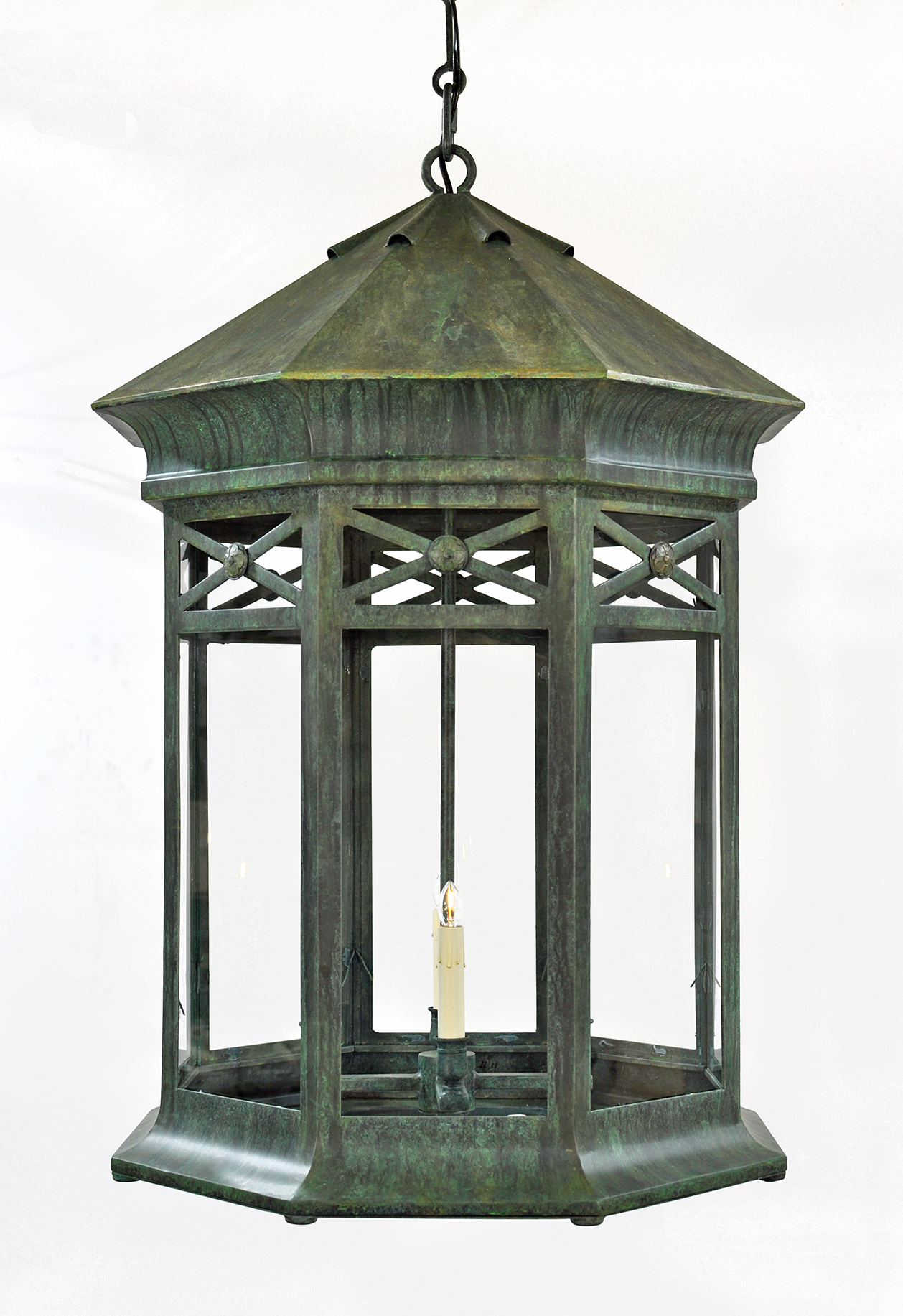 Verdigris Lantern  CH175