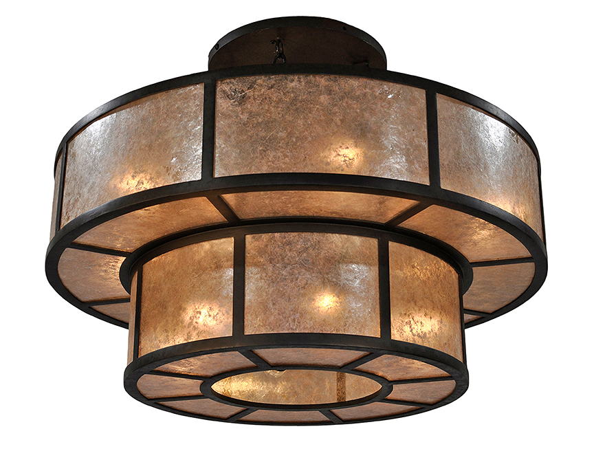 mica chandelier | custom chandeliers and lighting